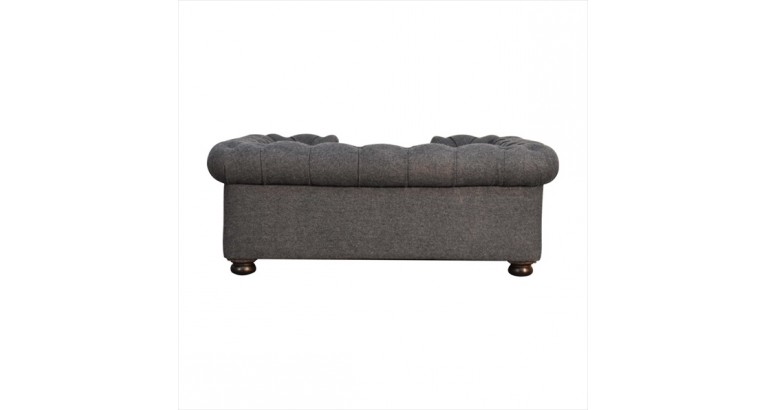 Dark grey deals tweed sofa